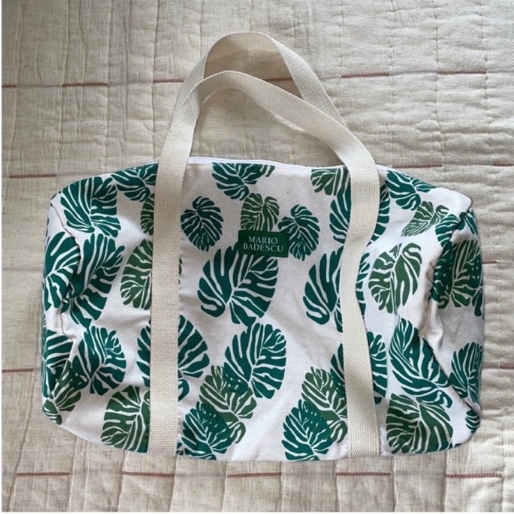 Mario Badescu Monstera Leaf Duffel Bag